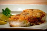 Sea Bass in Shredded Potato Skin